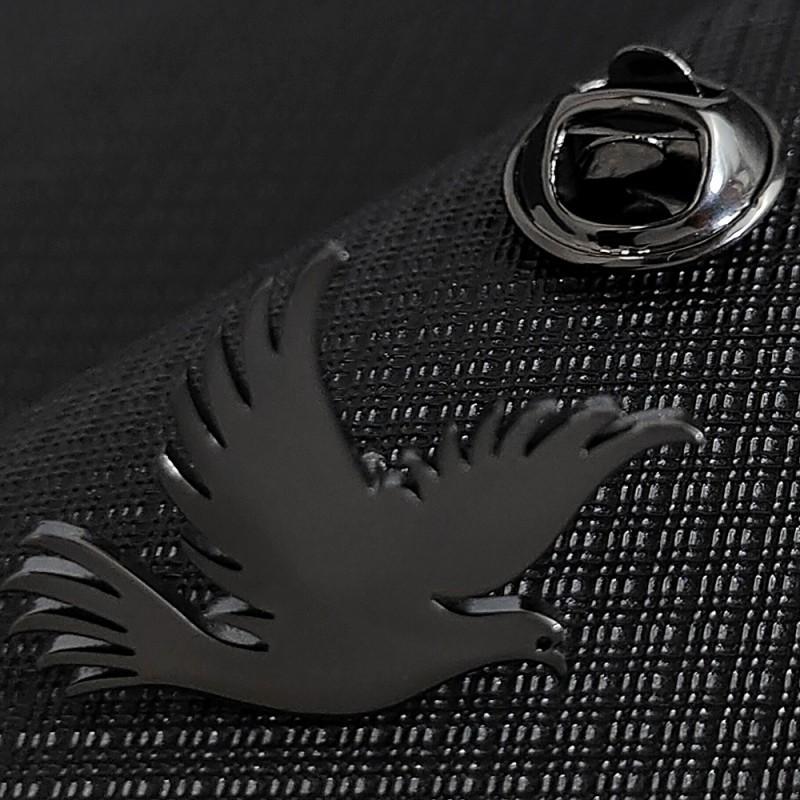 

Fashionable Minimalist Bird Brooch Cufflinks Niche Light Luxury High-end Exquisite Suit Accessories 14k