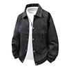 2025 new spring and autumn fattened plus size men's jacket trendy fashion casual versatile Korean version coat men