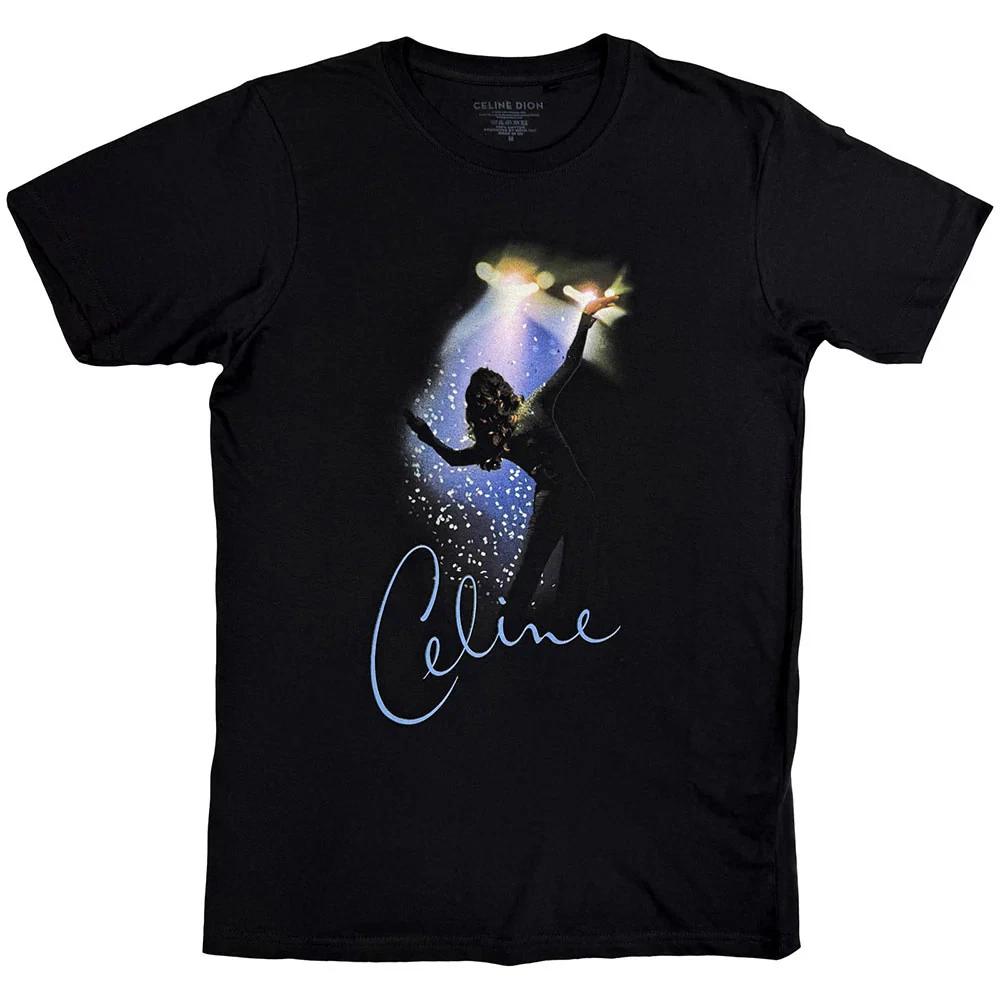 Celine Dion T-Shirt: Spotlight (Black) OFFICIAL NEW 2XL