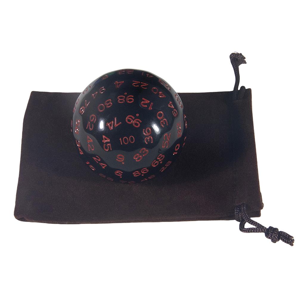 D100 Dice DND Polyhedral Dice with Bag Game for DND Role Playing Game