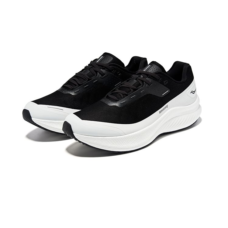 SAUCONY Slay Cmt Retro Versatile Daily Commuting Waterproof Low-Top Running Shoes Unisex Running Shoes Black White S28219-2