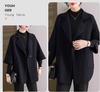 2025 Winter Plus Size Double-Sided Fleece Jacket for Middle-Aged Women - Mid-Length Autumn/Winter Coat