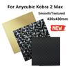 Dla Anycubic Kobra 2 Max Podgrzewany Stół 430x430mm Płyta Budowlana Dwustronna Mocna Przyczepność Arkusz Ze Stali Sprężynowej Części Kobra 2 Max