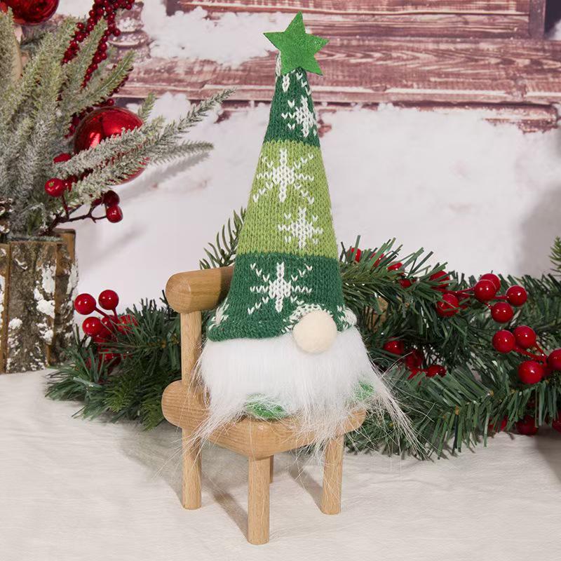 Christmas Decorations: Glowing Rudolph, Santa, and Faceless Doll Ornaments – Perfect Small Holiday Gifts