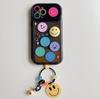 Zhao Ruth Ins Color Smiley Pendant for iPhone14/13Pro Max Mobile Phone Case Apple 15/12 Soft