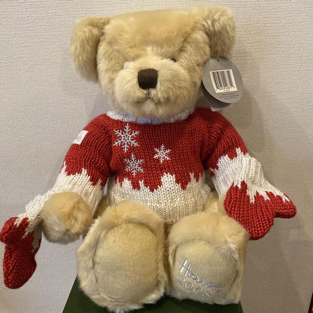 [USED] Harrods Christmas Teddy Bear