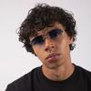 Rectangular Sun Glasses  90s Classic Fashion Summer Street Shot Decoration Luxury Metal square Frameless Sunglasses