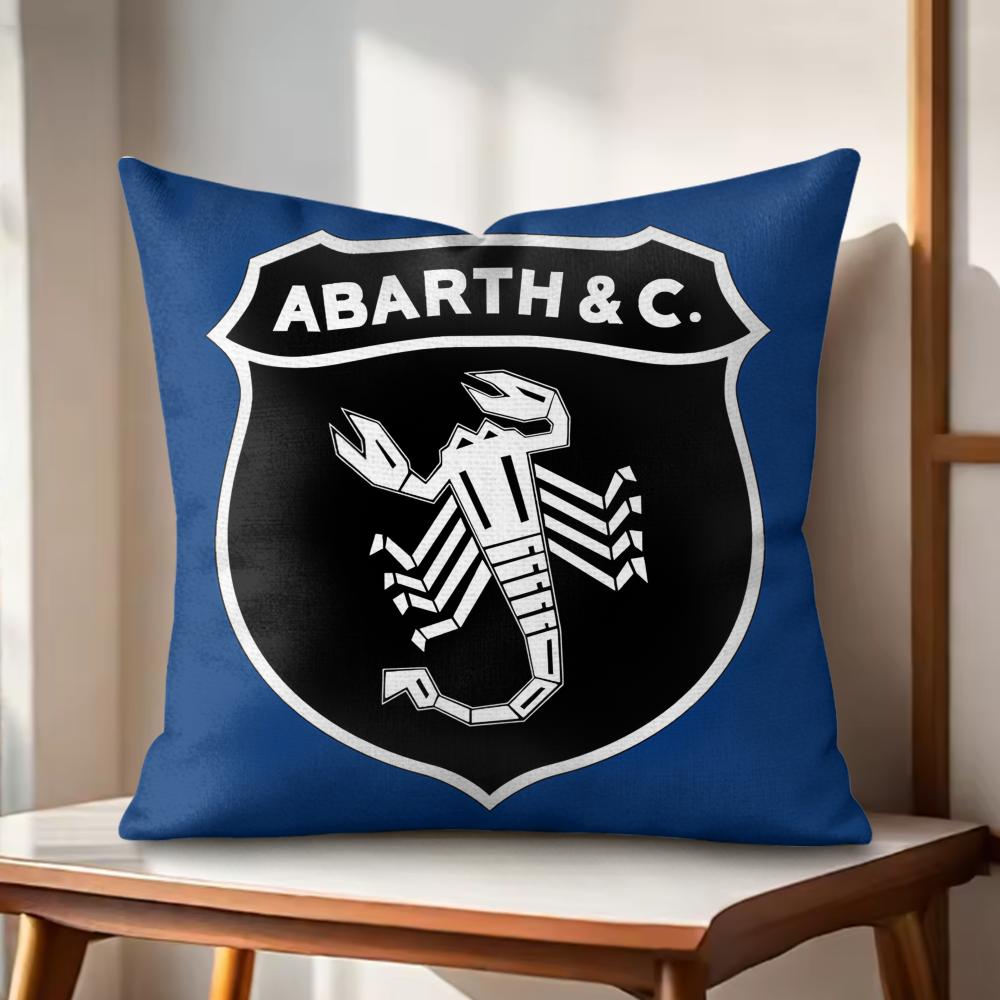 AAbarth Scorpion Cushion Cover Natural Linen Organic Fabric DoubleSided Printing Couch Pillow Covers Home Decor