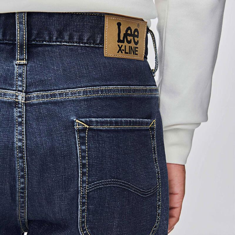 Lee Men's 705 Standard Tapered Dark Blue Jeans