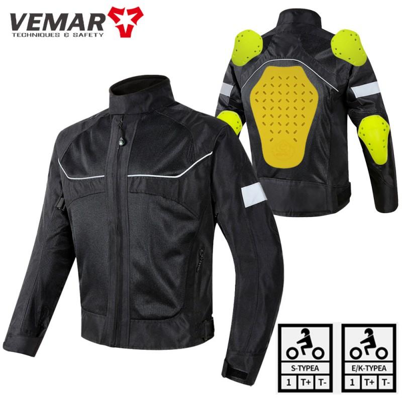 Mens Mesh Motorcycle Riding Jacket Breathable Ventilated Biker Gear With Reflective Stripes Outdoor Cycling