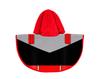 Uchuu Sentai Kyuranger Shishi Red Transformation Cape Costume Accessory for Boys