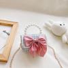 Adorable Fashionable Kids Tote Bag Cute Bowknot Design Mini Crossbody For Everyday Use