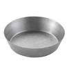 ZISIZ Vintage Distressed 304 Stainless Steel Round Serving Dishes - Set of 2