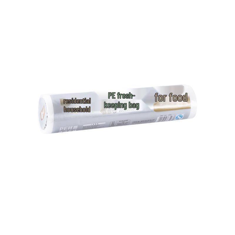 Food Grade PE Thickened Plastic Wrap: Transparent, Microwaveable Sealing Bags In Large, Medium, and Small Sizes for Fresh-Keeping.