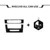 For Bmw 3 Series 2005-2012 E90 E92 Piano Black Air Conditioner CD Control Panel Plastic Cover Car Interior Accessoriers