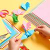 Kids' Colored Origami Paper – A4 Cardstock for Crafts & School Projects