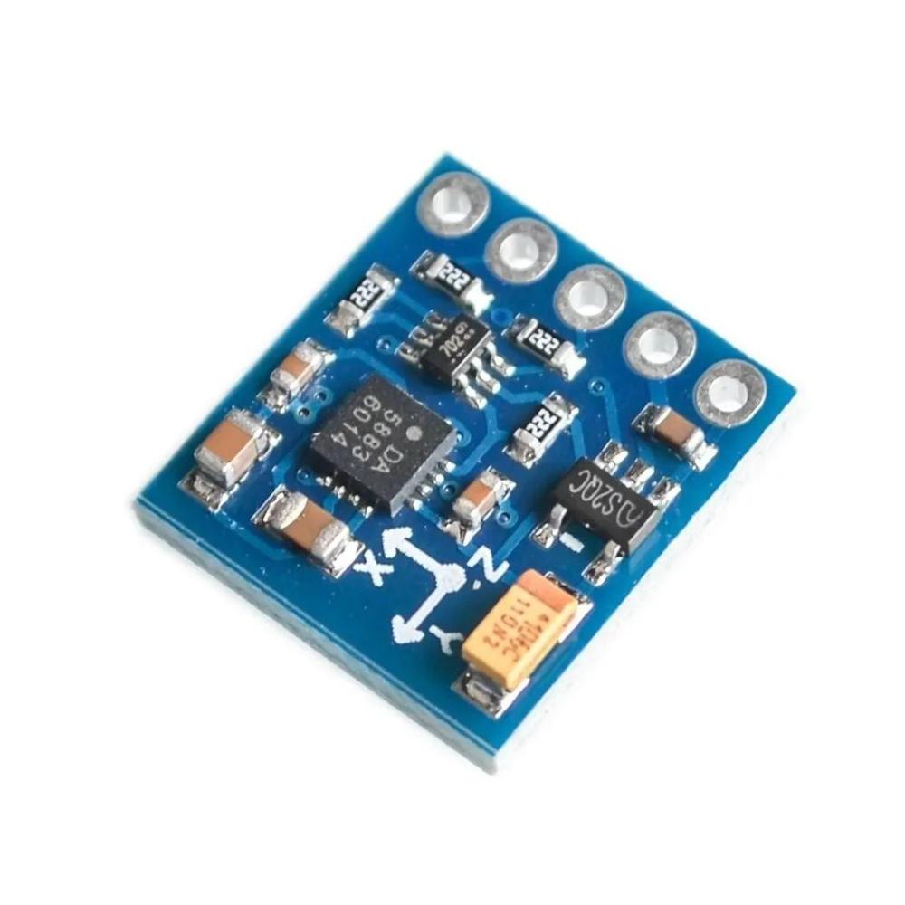 GY-271 QMC5883 modülü elektronik pusula pusula modülü üç eksenli manyetik alan sensörü