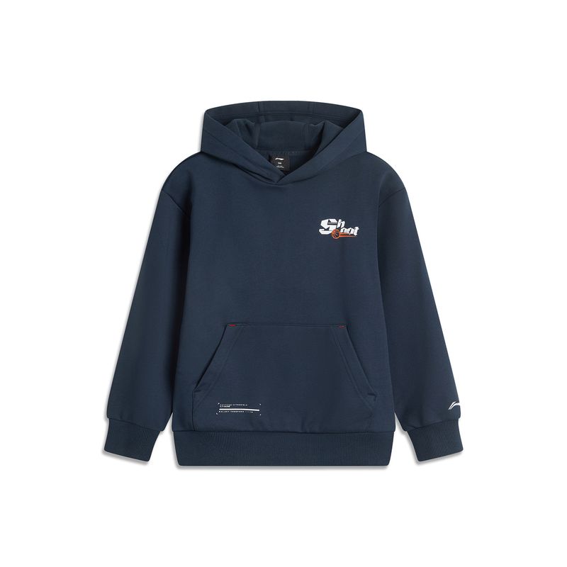 

Children s Clothing Li Ning Men s Basketball Series Winter Knitting Sweatshirt Deep Sea Army Blue (Fleece-lined) 130cm