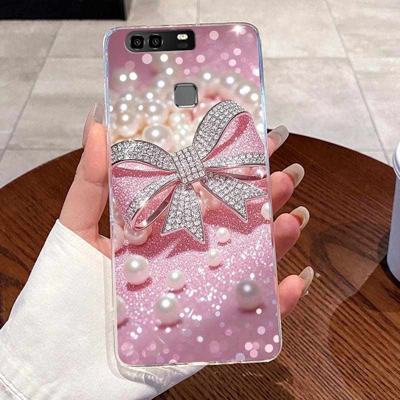 Jelly Casing For Huawei P9 / P9 Plus / P10 / P10 PLUS Funda Clear Silicone Soft TPU Back Cover Cute Cat Rabbit Protective Case
