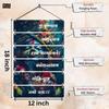 STASH HOUSE Decorative Krishna Wall Hanging Wooden Art Decoration Item