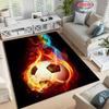 Tappeto a tema sportivo di calcio Tappetino da pavimento da calcio cartone animato per decorazione camera da letto bambini Tappeti per ampia area calcio Tappeto per soggiorno casa, Regalo