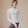 Women's Quick-Dry Stand Collar Zipper Jacket - Slim Fit Long Sleeve Sportswear