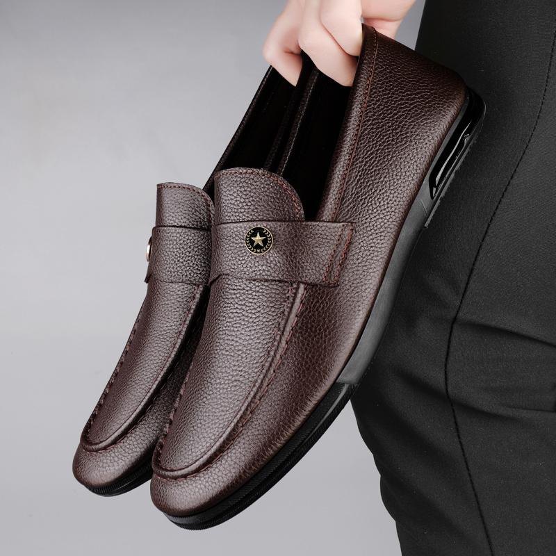 Unisex Leather Shoes Dress Shoes Smart Casual Walking Office Commuting and Travel Everyday Formal Style Daily Footwear Sizes 38-44