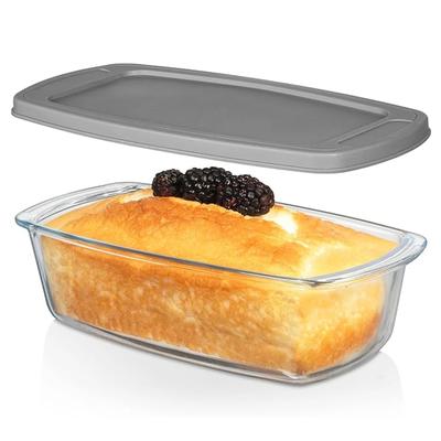 1 KS 1,8L Sklenená forma na toastový chlieb, mäsovú roládu s vekom, obdĺžniková forma na cheesecake, vhodná do mikrovlnnej rúry a rúry, Pyrex forma na pečenie