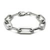 Gold Color Big Carabiner Lock Clasp Bracelet for Women Handmade Statement Necklace Set Chain Link Charm Femme Jewelry