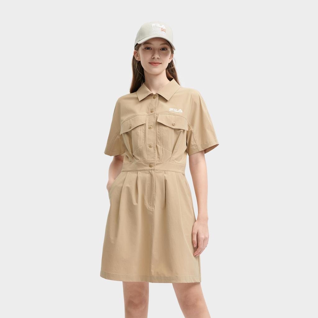 New FILA ORIGINALE Short Sleeved Dress Women's F11W429302FLK