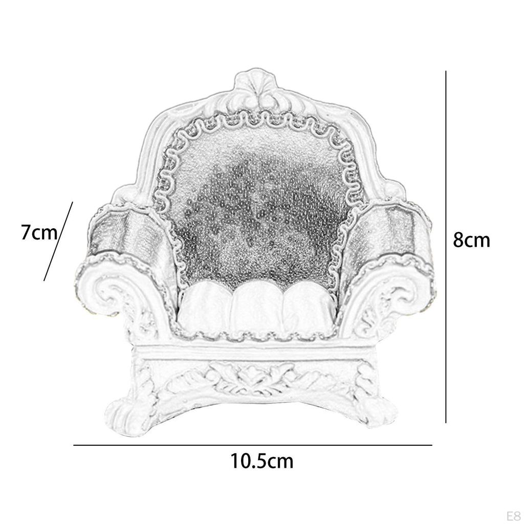 1/12 Dollhouse Sofa Mini Jewelry Box Elegant Small Storage Case Simulation Toy