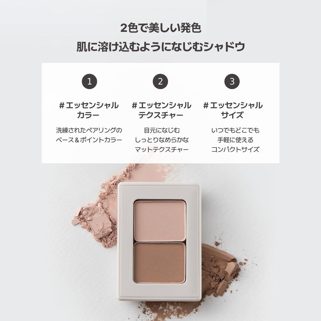 VDL Ice Stain Essential Shadow Duo 03 Bunny Peach that creates a soft and euphoric Matte Cheek Highly pigmented and highly adhesive Korean cosmetics