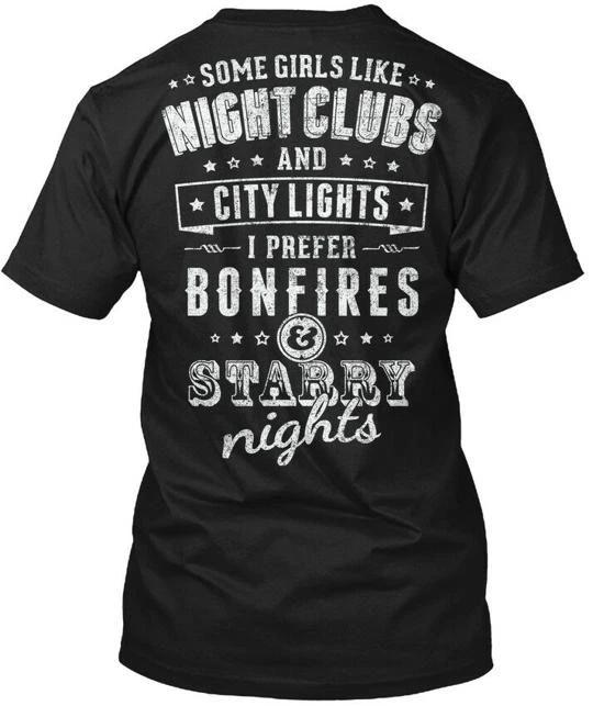 

Bonfires And Starry Nights Country Angel Some Girls T shirt Made in USA S to 5XL S