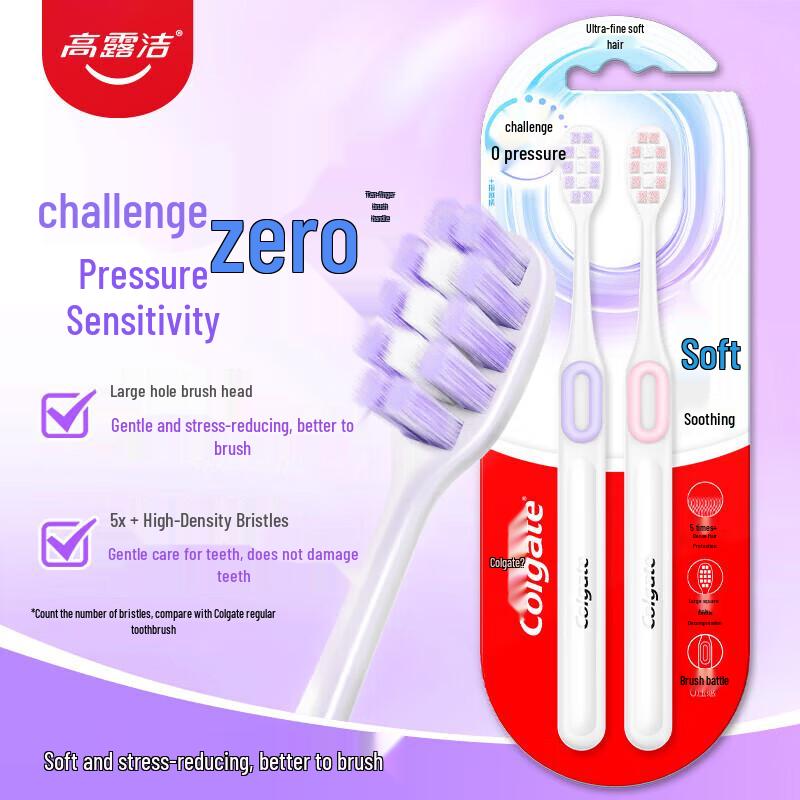Colgate Soft Bristle Toothbrush Twin Pack