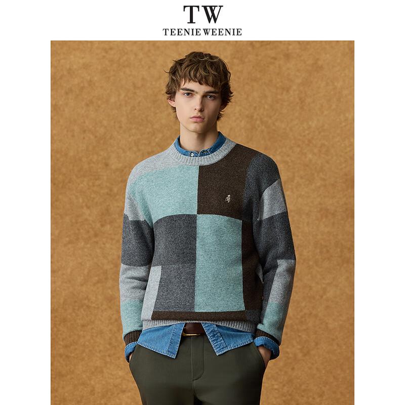 

Teenie Weenie Men s Bear Logo Warm Round Neck Sweater L