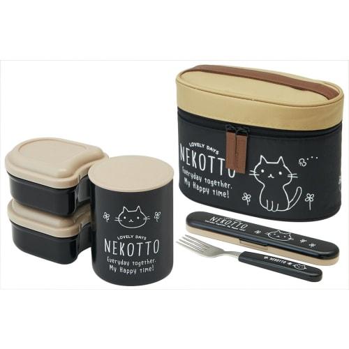 Skater Insulated Lunch Box Lunch Jar Cat 560ml KCLJC6