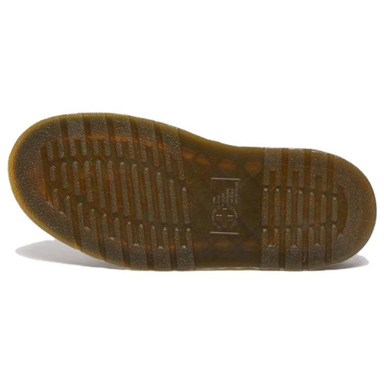 Dr. Martens Leather Comfortable Versatile Casual Shoes Women Shoes Dark-Brown 31060362