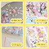 Set of 4 Cute Animal Character 3D Reward Stickers for Smartphone and Sticker Pastel Perfect for Kids and Great Prizes and Gifts Stickers, Planners,