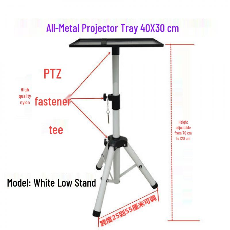 Portable Universal Projector Tripod Stand with Foldable Tray and Free Shipping