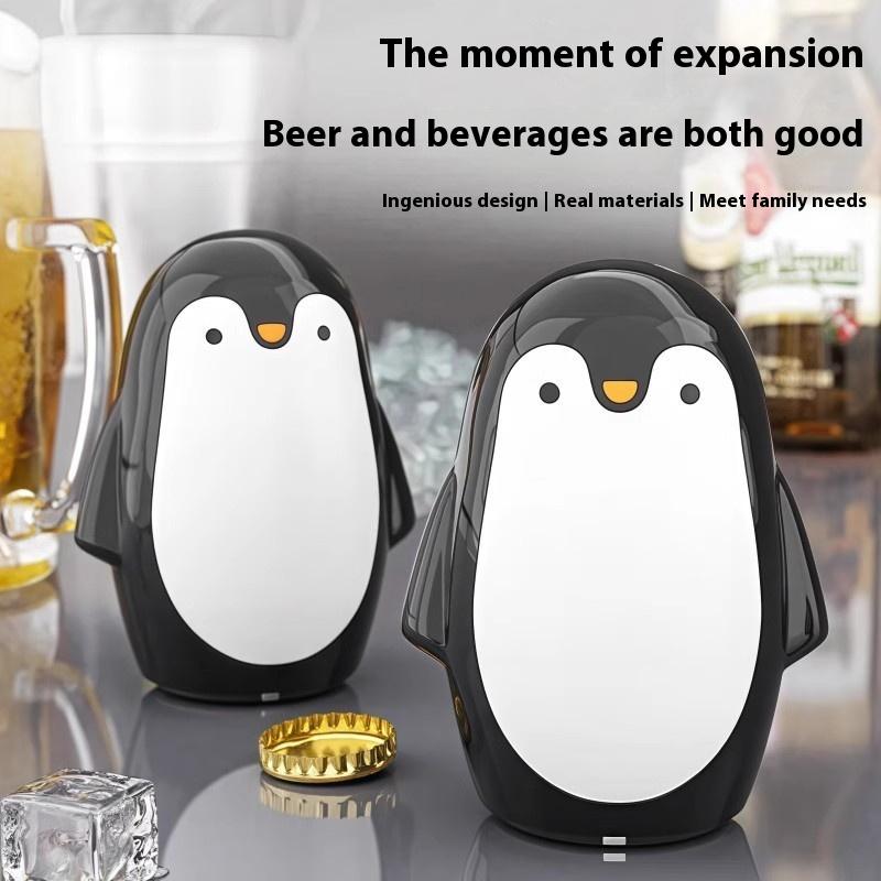 

Открывалка для бутылок Пингвин Идеальная открывалка для пивных/содовых крышек Магнитная автоматическая мини-открывалка для бутылок для бара, кухни, стойки, кемпинга
