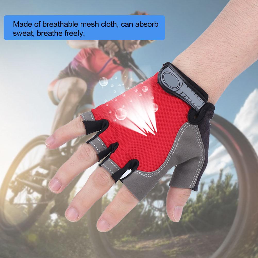 Outdoor Exercise Sports Anti-Slip Half Finger Gloves for Outdoor Riding Cycling Climbing Training