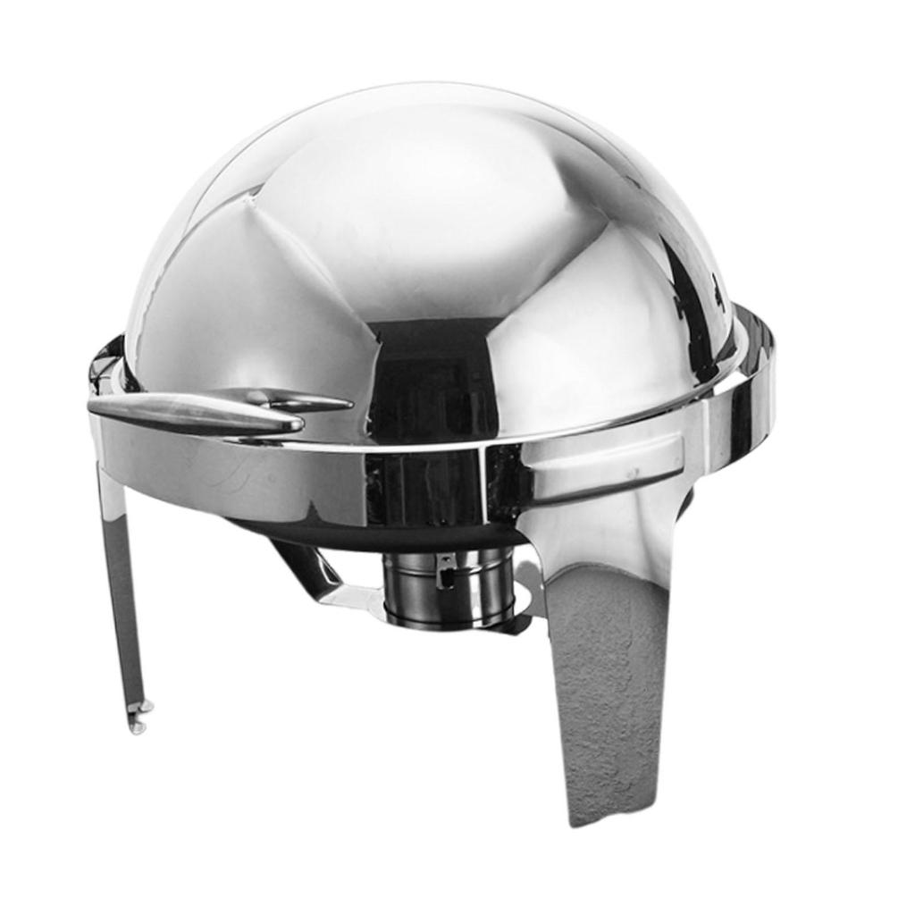 Buffet Server Built-in Damping 6L Solid Water Saucepan Fuel Holders for Wedding Hotel Dining Room