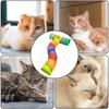 Cat Tunnel Interactive Indoor Cat Play Tunnel Peek Hole Interactive Kitten House Colorful Pet Supplies For Small Breeds Rabbits