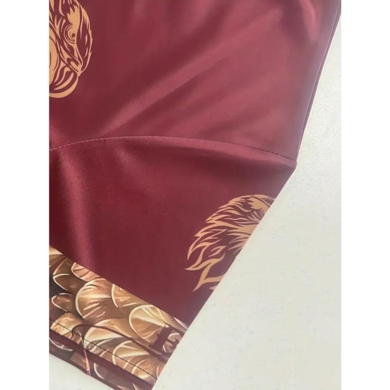 Summer Men's Animal Print Fashionable Comfortable Loose Casual Short Sleeved Sport Wear