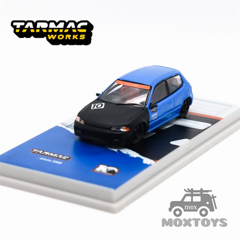 Tarmac Work TW 1:64 Skyline R32 Civic EG6 Saab 900 Turbo S15 S-Cargo DC2 Diecast Model Car