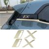 For IX 2022 2023 2024 2025 2026 I20 Car Aluminum Alloy Side Label Sticker IX Cover Side Rear Emblem Accessories