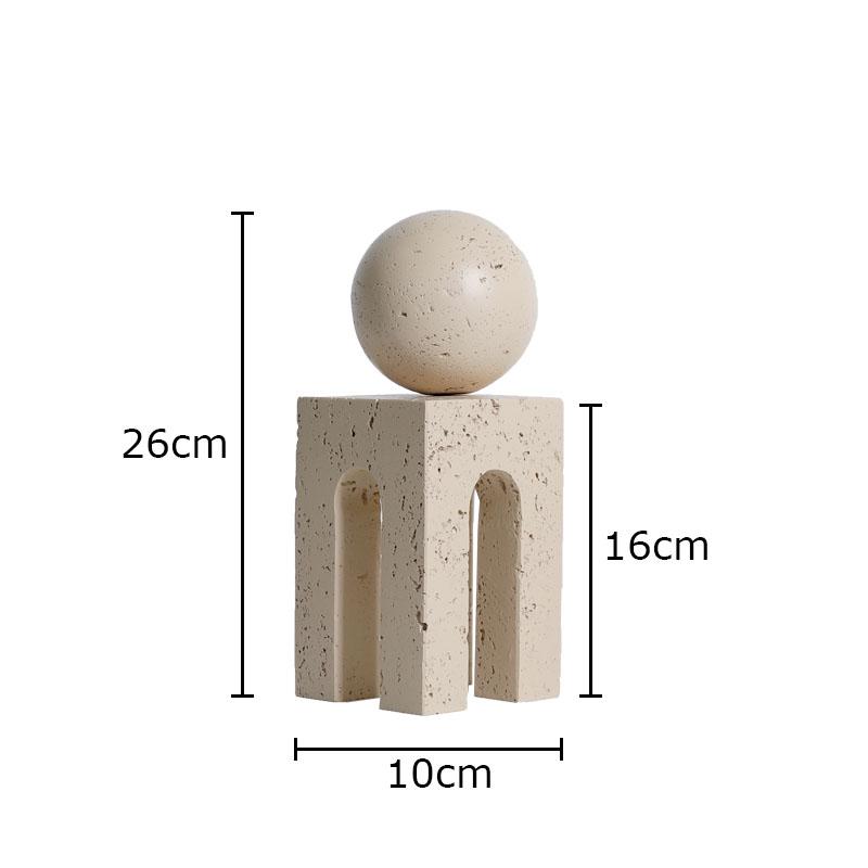 Four Cornered Arch Geometry Ornaments Modern Crafts Desk Decoration Creative Arch Shaped Artwork Statue Room Aesthetics Decor