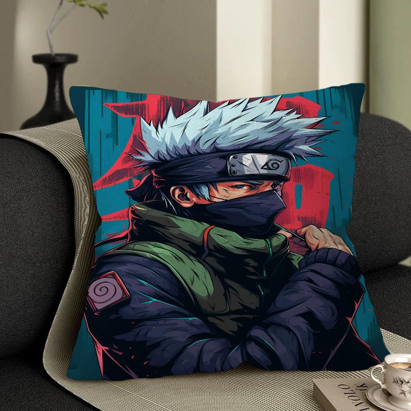 Hatake Kakashi Kuddfodral Tecknad Gåva Kuddfodral Sovrum Hem Soffa Stol Säte Dekor Kuddfodral