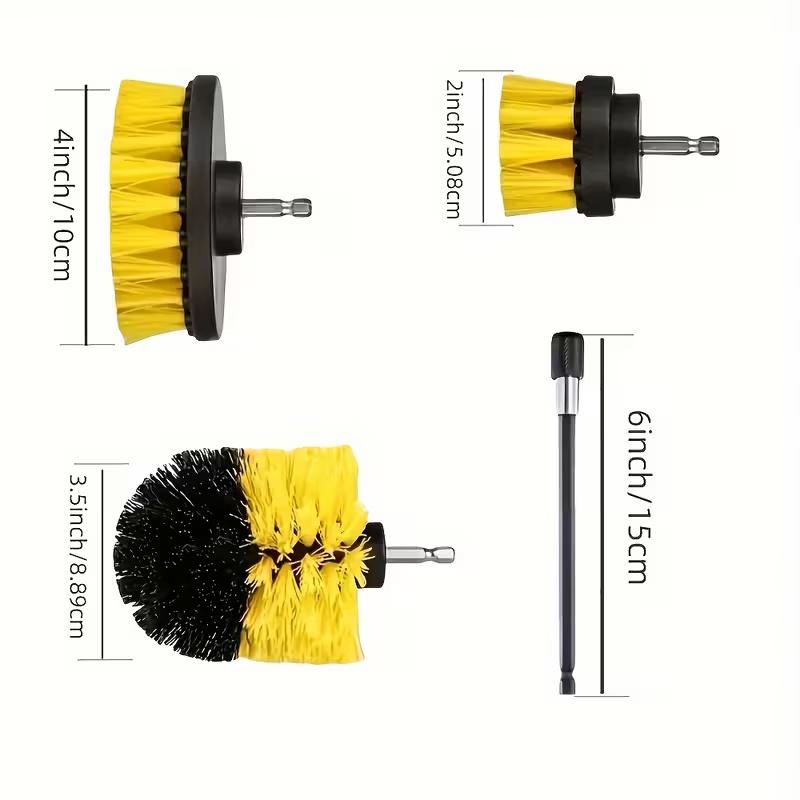 5 Stück Bohrbürste Elektrische Schrubberbürste zum Reinigen Badezimmer Badewanne Reinigungsbürste Schrubben Bohrmaschine Reinigungswerkzeuge