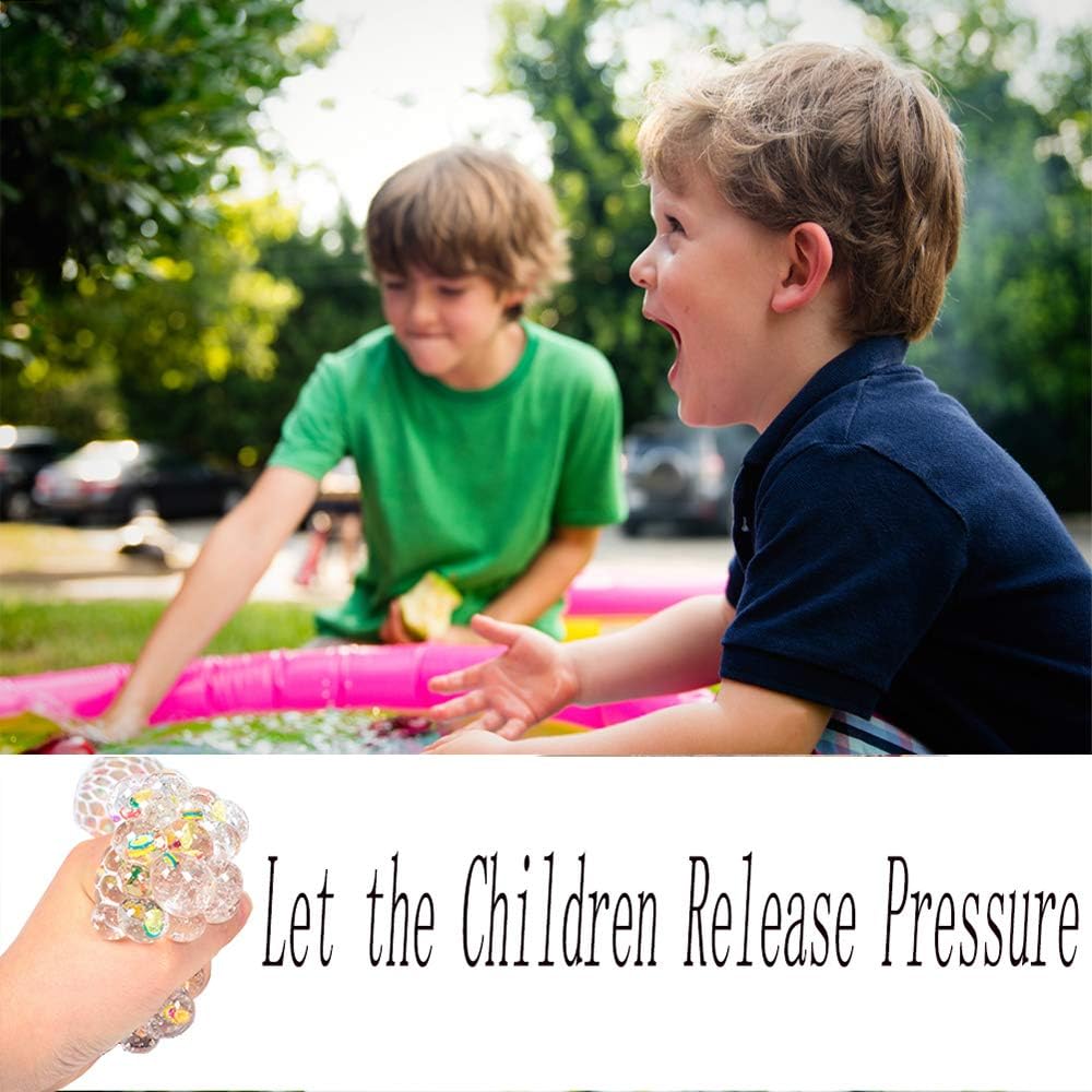 1PC Soft Grapevine Stress Ball Stress Relief Sensory Soft Ball Hand Exercise Bouncy Balls